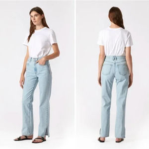 Slvrlake London Split Hard Luck Light Blue Jeans 30